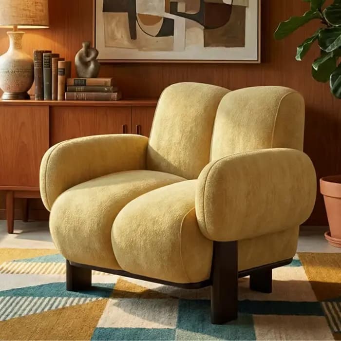 Fauteuil moelleux nordique