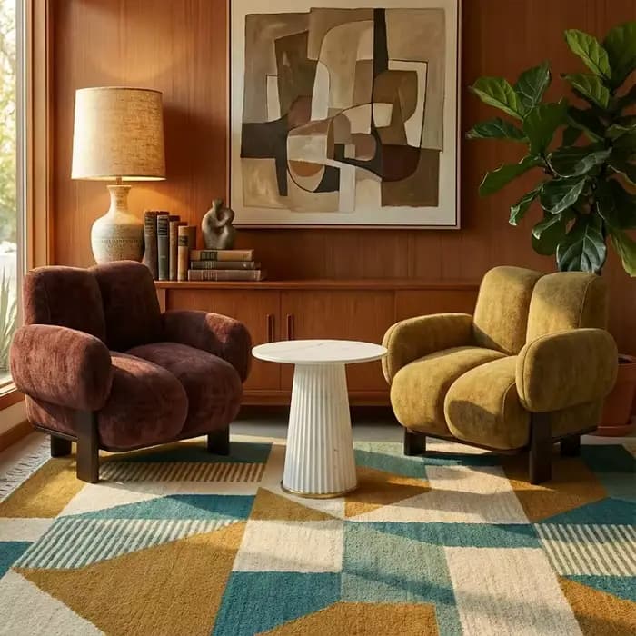 Fauteuil moelleux nordique