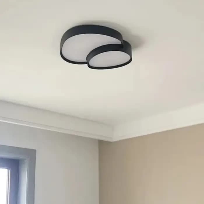 Plafonnier Led au design moderne et simple, luminaire décoratif d'intérieur, idéal pour un salon, une cuisine, un balcon ou une chambre à coucher