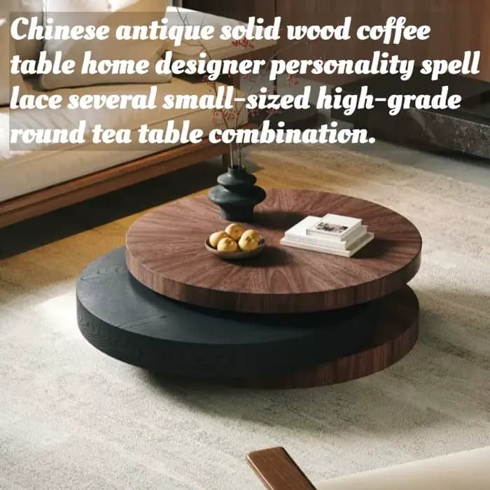Table basse de salon, table d'appoint de style farmhouse