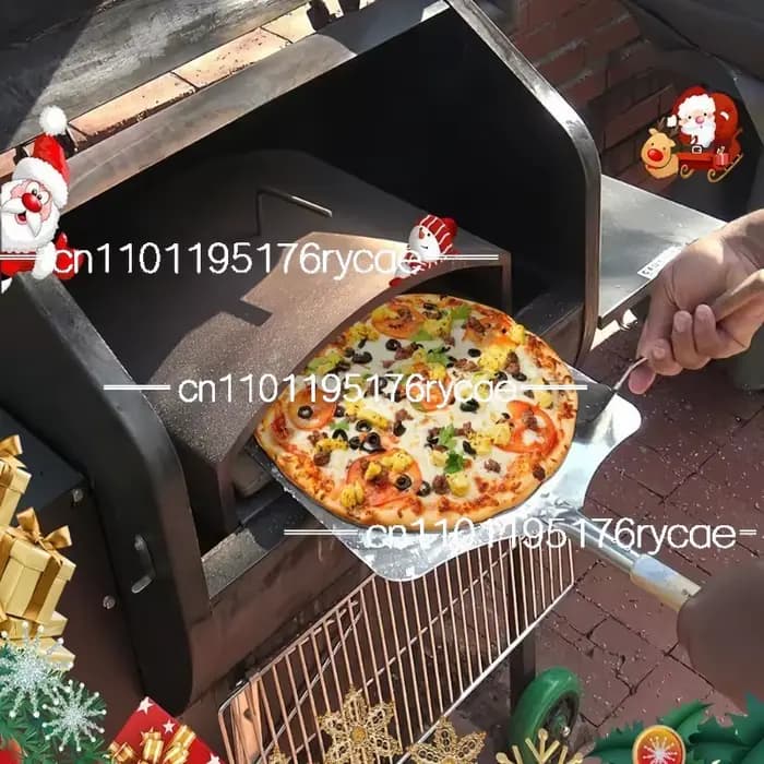 Grille à pizza en bois Hearthstone pour barbecue à granulés, effet Hot Topic
