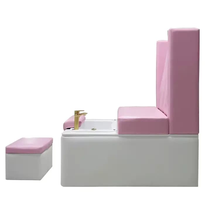 Nouveau style tendance : Fauteuil de pédicure rose, mobilier de salon de manucure, fauteuil de massage pour spa des pieds, fauteuil de manucure et pédicure