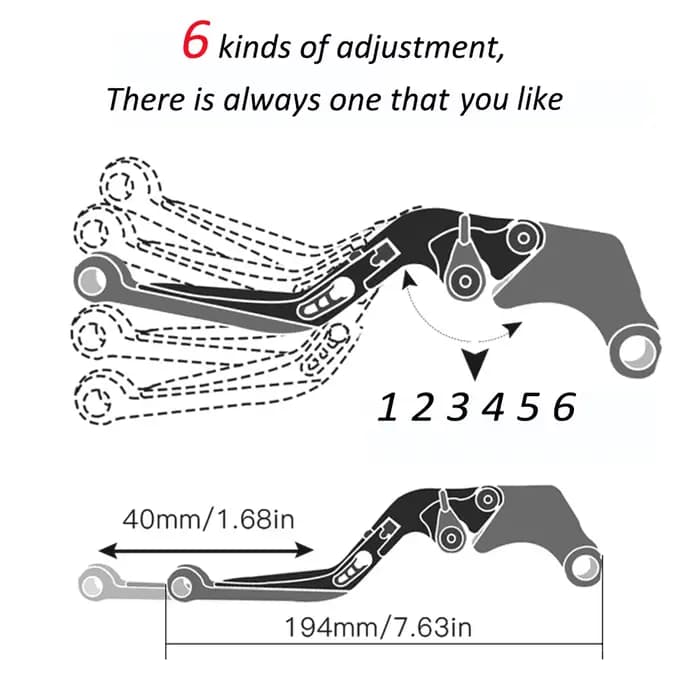 Leviers de frein et d'embrayage pliables et réglables, accessoires de moto pour VOGE Valico SR250GT SR 250GT SR 250 GT 2024 2025 2026 SR250 GT
