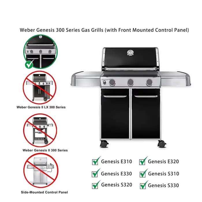 Pièces de rechange pour barbecue en acier inoxydable
