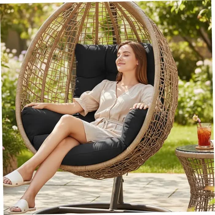 Coussin de remplacement pour fauteuil suspendu d'extérieur