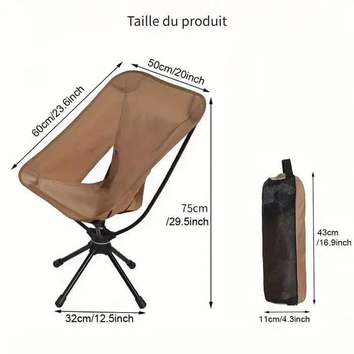 Chaises pliantes d'extérieur