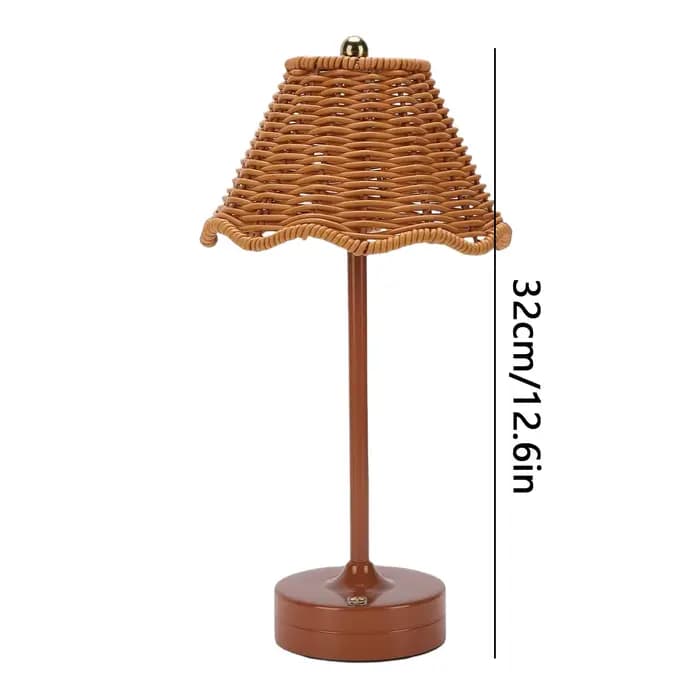 Lampes de table en rotin
