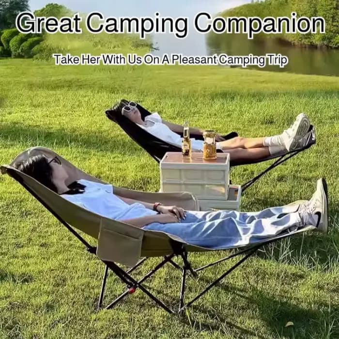 Chaise pliante portative inclinable