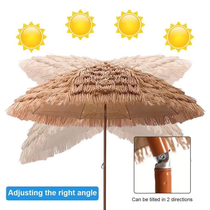 Parasol de plage à 8 nervures