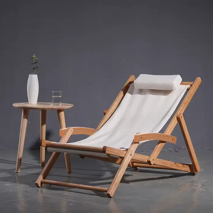Chaise pliante basse légère De plage