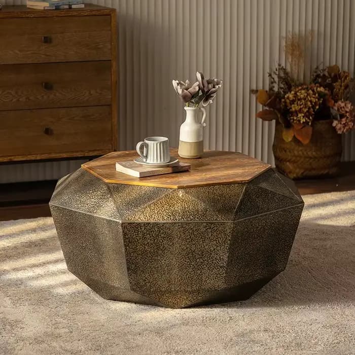 Table basse de luxe à couverture rigide