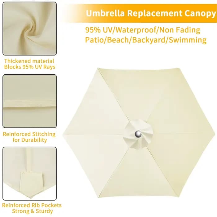 7 Tailles – Housse de rechange pour parasol