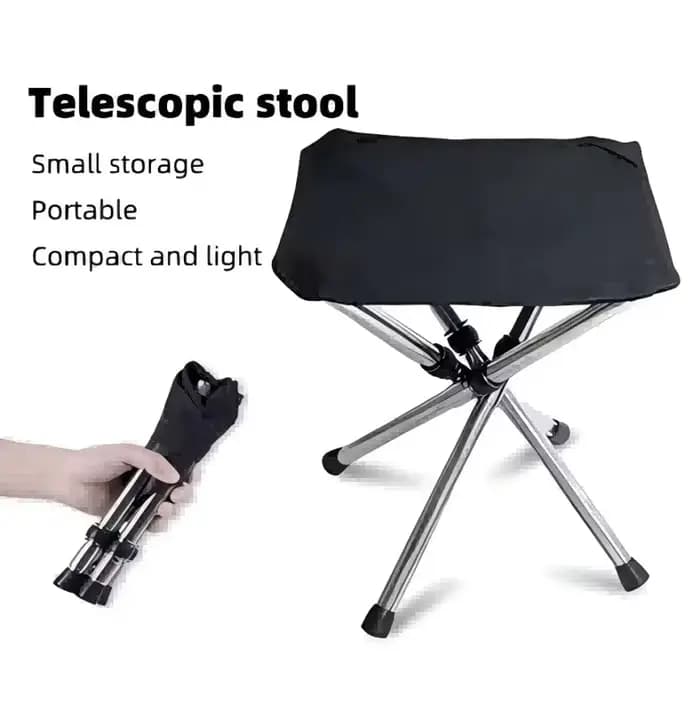 Tabouret trépied d'extérieur