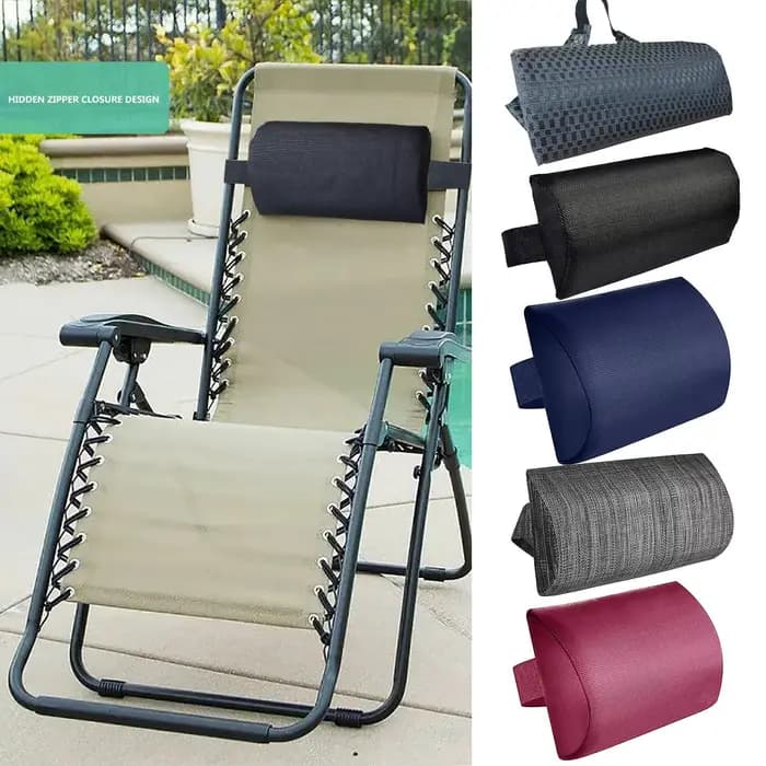 Coussin de repos pour chaise longue de jardin