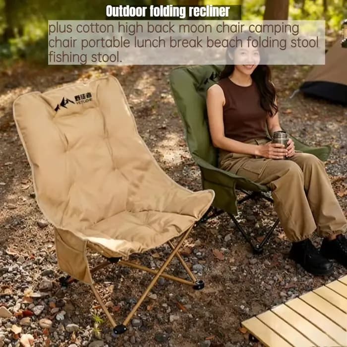 Chaise longue de relaxation pliable ultralégère pour l'extérieur
