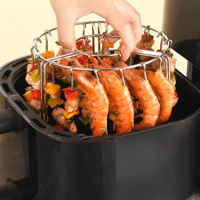 Support vertical en acier inoxydable pour fers à brochettes (12/24/48