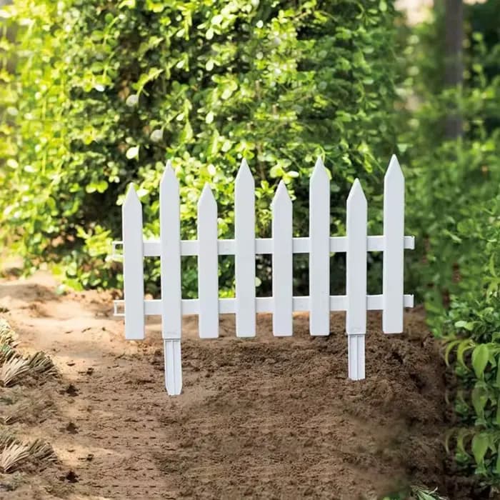 Clôture de cour en plastique pour jardin