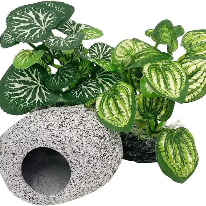 Ornements d'aquarium, plantes de Simulation, décorations d'aménagement paysager d'aquarium, plantes d'eau en plastique, fleurs, arbres, roches, accessoires
