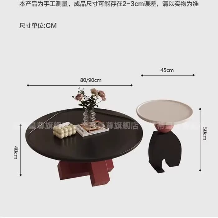Table basse ronde pour salon