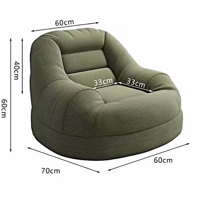 Fauteuils de salon moelleux et pliables pour balcon
