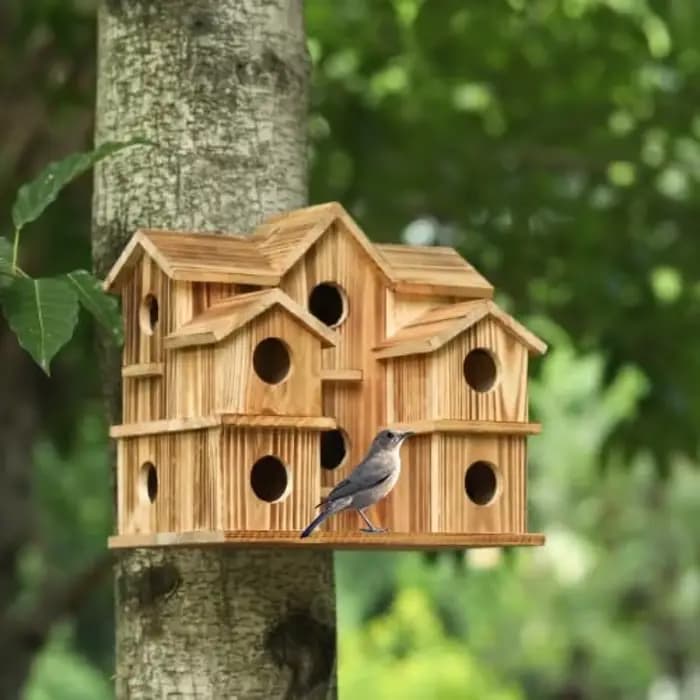 Maisons à oiseaux, grande maison à oiseaux pour jardin