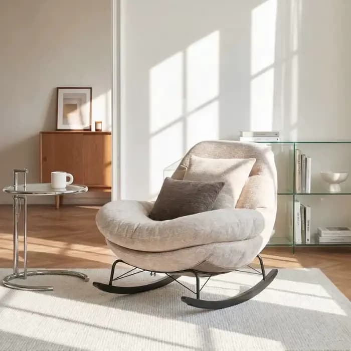 Chaises de balcon avec repose-pieds