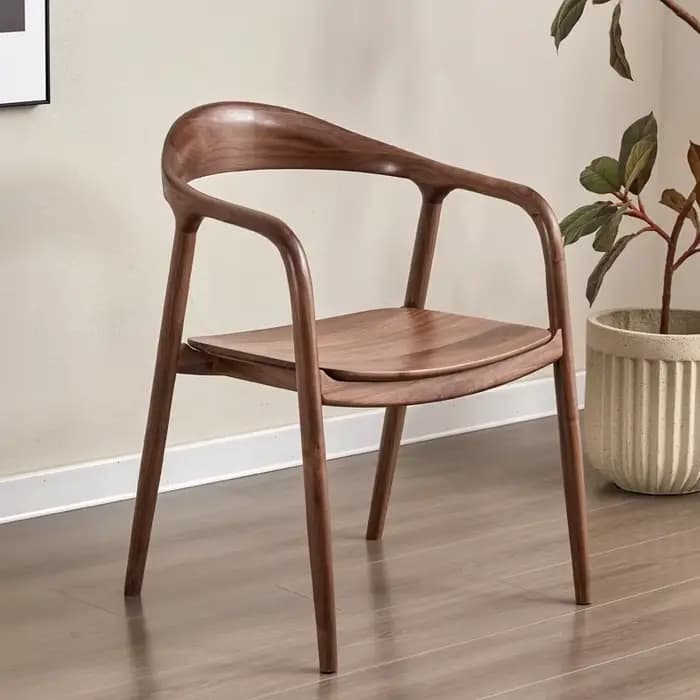 Bois Chaises de salle à manger modernes velours cuisine luxe maison Chaises de salle à manger bras moderne Chaises en acrylique Salle Manger mobilier d'extérieur