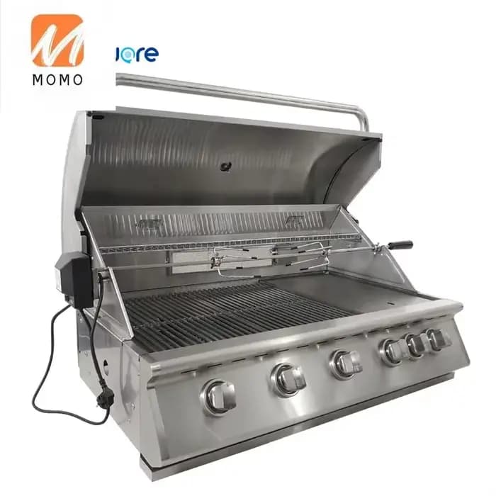 Ensemble de cuisine en acier inoxydable pour l'extérieur, ustensiles de cuisine de camping, gril à gaz, barbecue, cour, villa, bar, fête