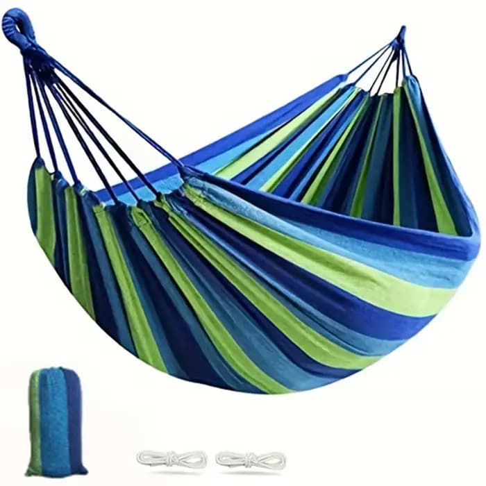Hamac loisirs Durable simple voyage balançoire chaise lit suspendu hamacs décontractés pour Patio jardin arrière-cour