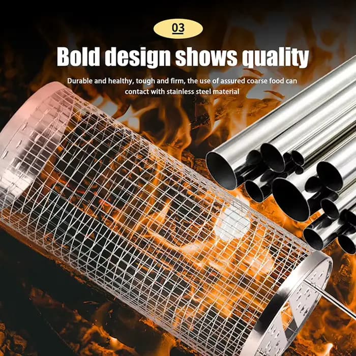 Cages de Barbecue en acier inoxydable