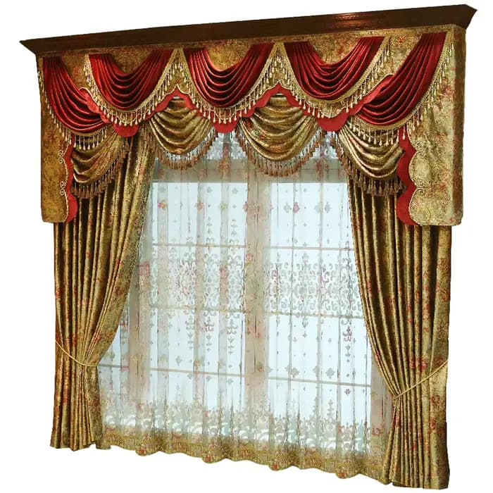 Rideau de luxe pour fenêtre
