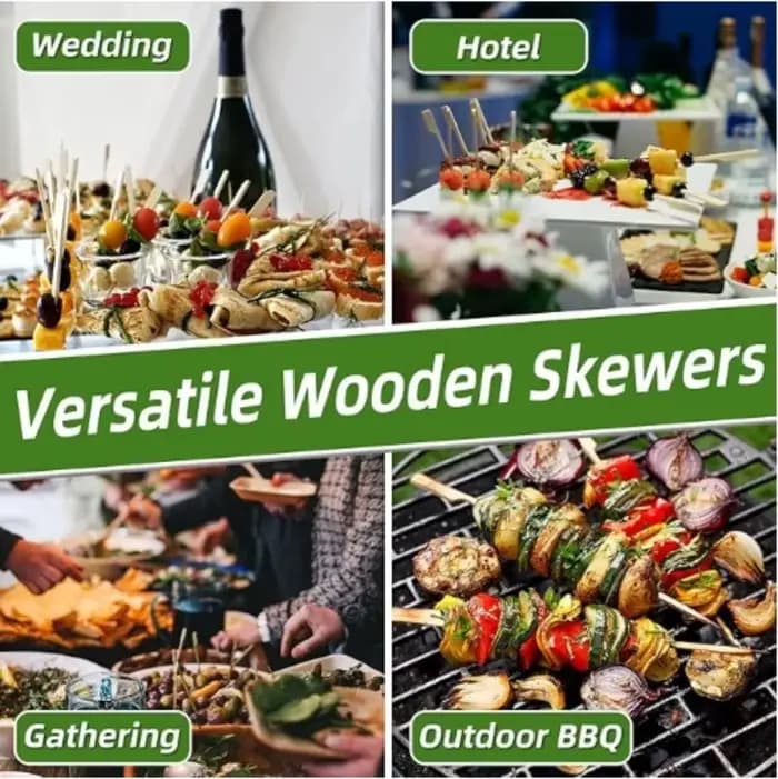 Brochettes de Barbecue en bois