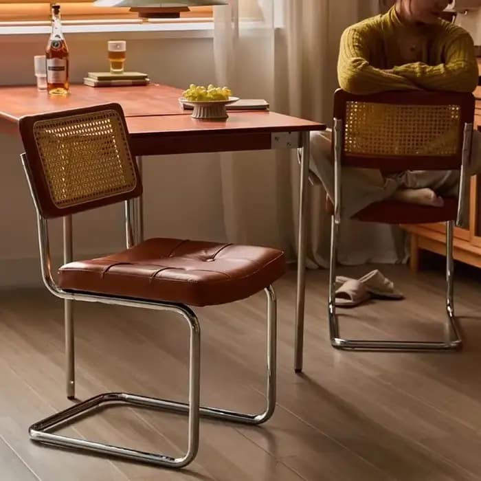 Chaise en Imitation rotin de Style rétro