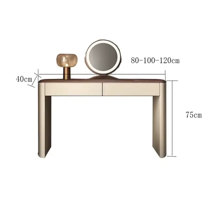 Commode de chambre à coucher nordique moderne, tiroirs de rangement, Table de maquillage en bois de luxe, miroir Led, meubles Mesa pour femmes