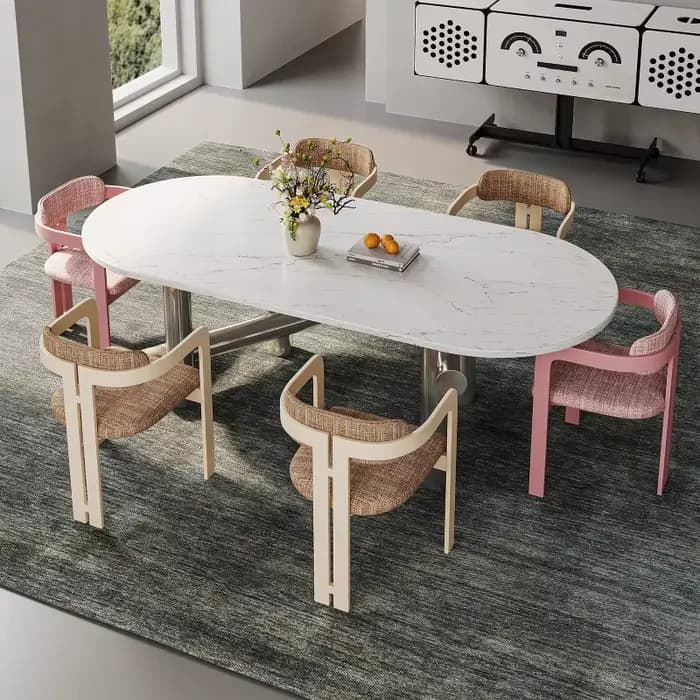 Chaise de salle à manger médiévale française