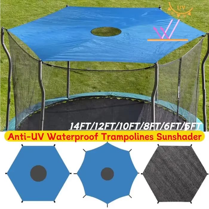 Abri solaire anti-UV pour trampoline