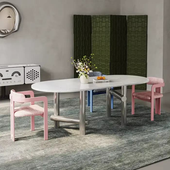 Chaise de salle à manger médiévale française