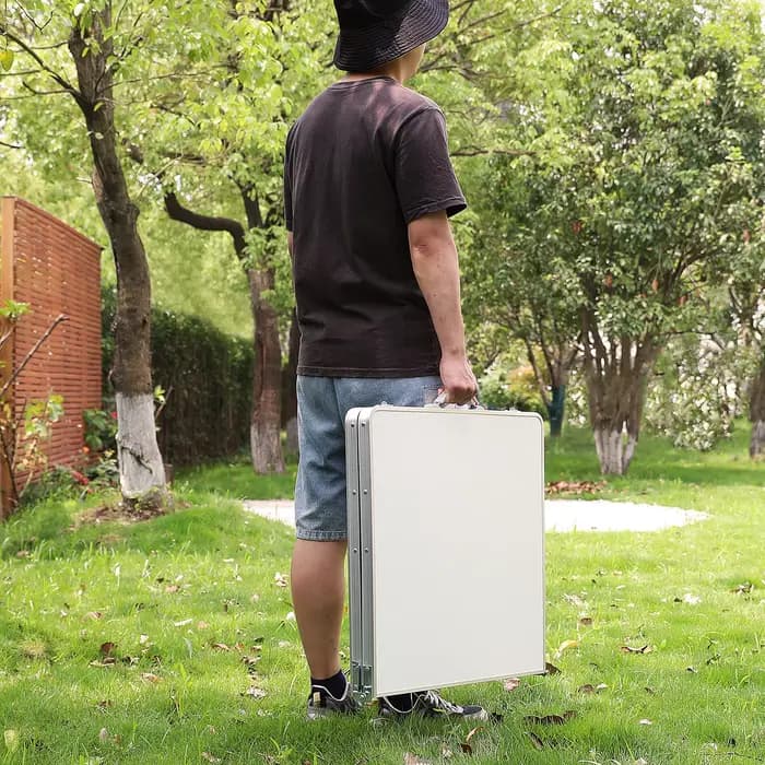 Table pliante Portable en alliage d'aluminium