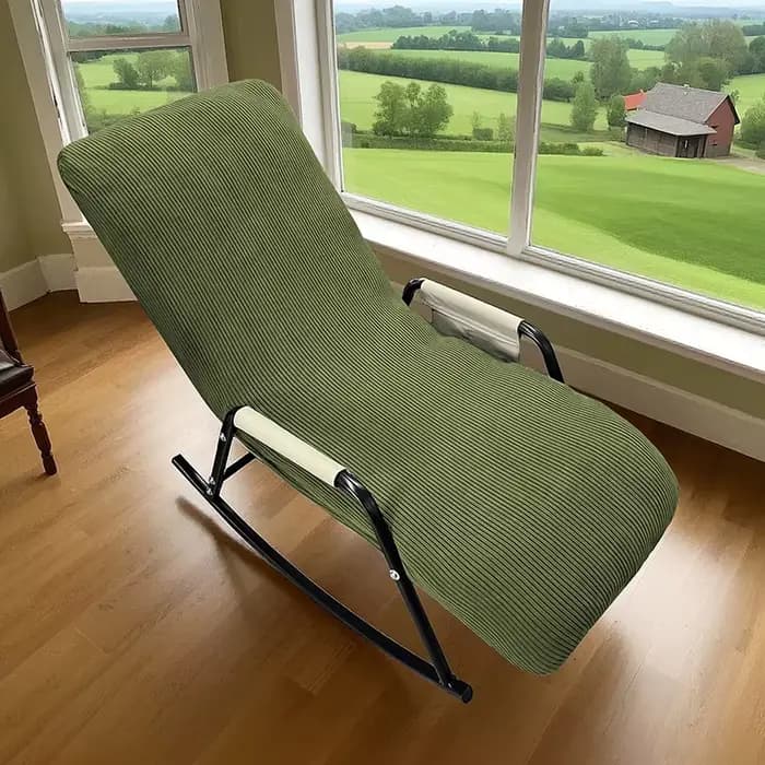 Housse de chaise à bascule nordique douce