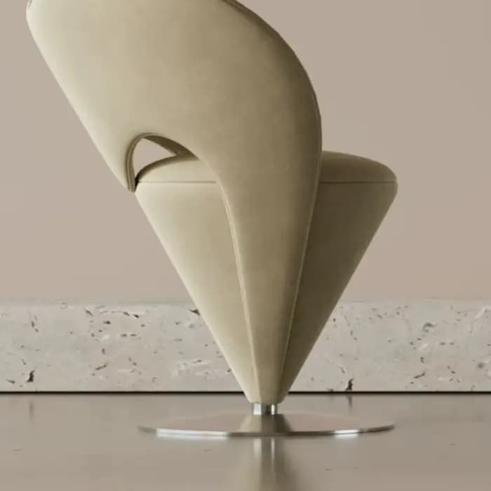 Fauteuil de salon de luxe au design unique