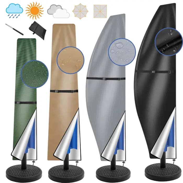 Housse de parasol d'extérieur imperméable