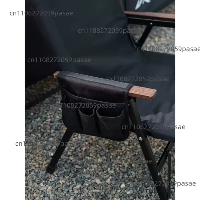 Chaise tactique portable, élargie, détachable, pliable, avec rangement