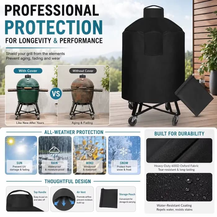 Housse de barbecue ronde
