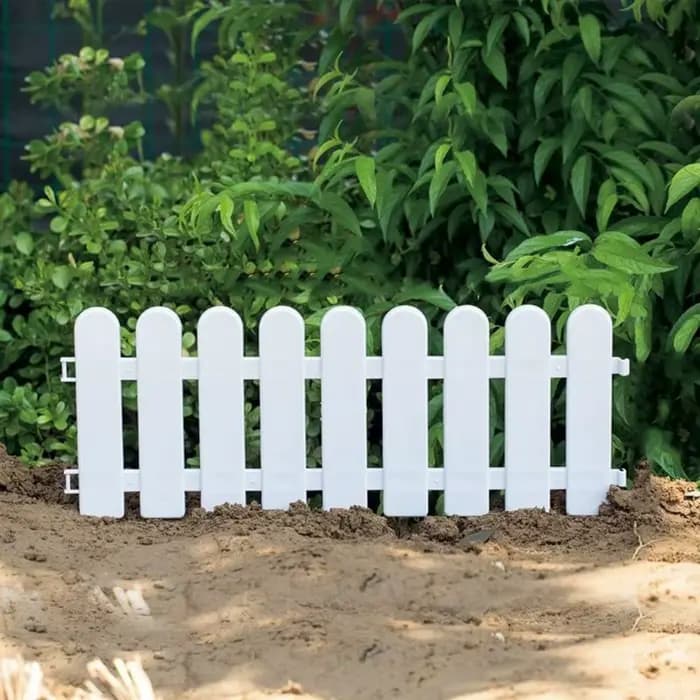 Clôture de cour en plastique pour jardin