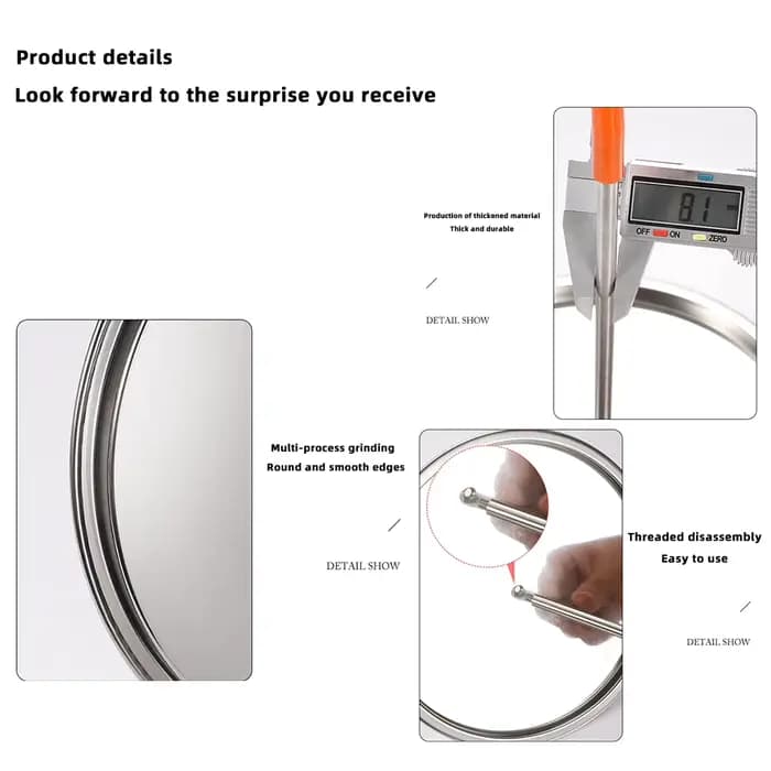 Rôtissoire jetable T1 en acier inoxydable