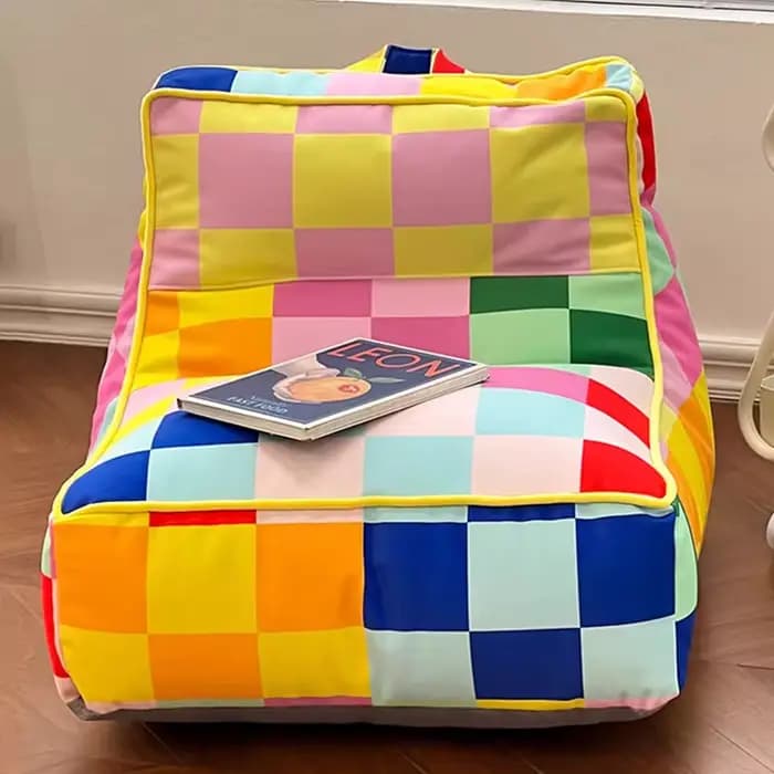 Canapé pouf créatif en mosaïque