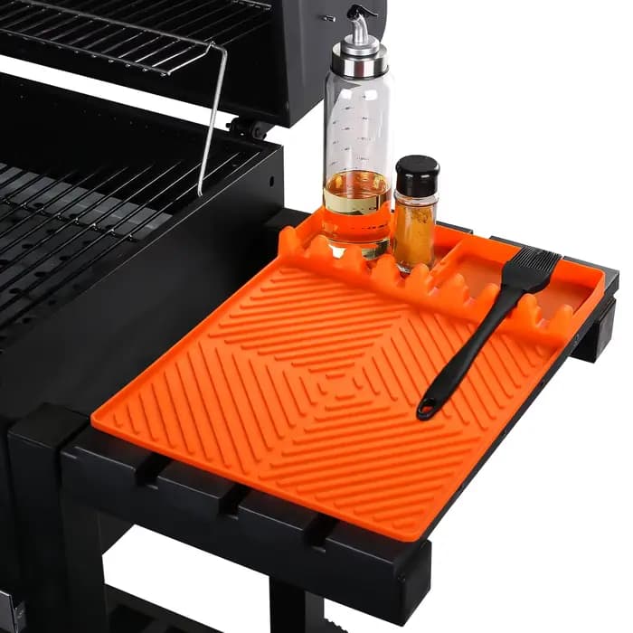 Tapis de plaque chauffante pour barbecue, accessoires de gril, outils pour Blackstone, tapis d'étagère latérale, tapis de gril pour comptoir de cuisine en plein air