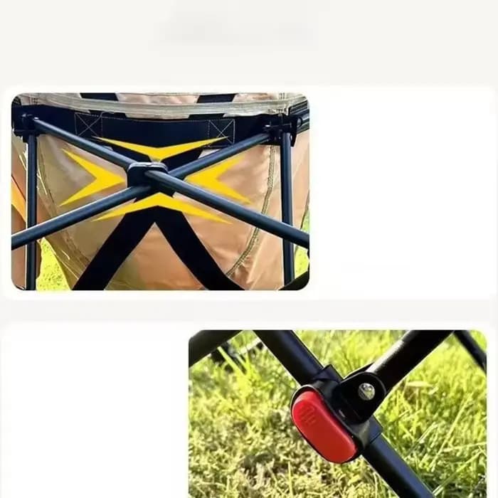 Chaise pliante de camping d'extérieur