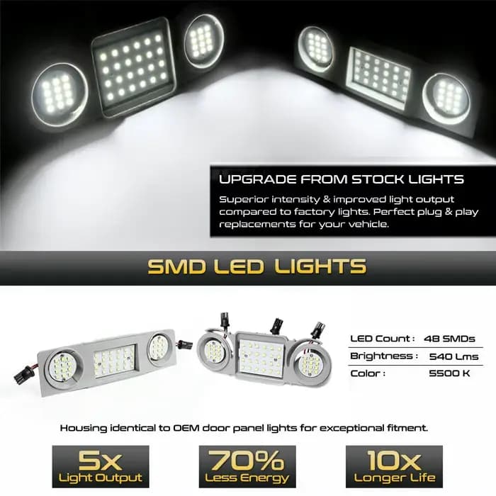 Lumières LED de toit breton pour intérieur de voiture, VW Passat CC, Gods B7, Golf Tiguan, Touran, Contrastant, Rocco, Seat, Valentine, Alhambra, Skoda Superb, Octavia