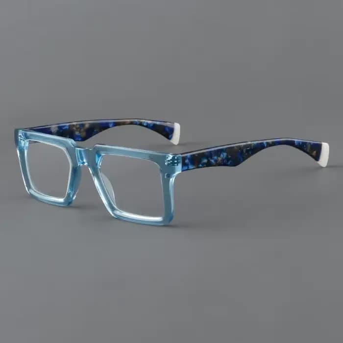 Lunettes de lecture optiques carrées vertes pour hommes et femmes, lunettes de presbytie, anti-lumière bleue, lunettes d'ordinateur, mode, marque
